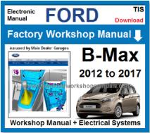 Ford B-Max Service Repair Workshop Manual